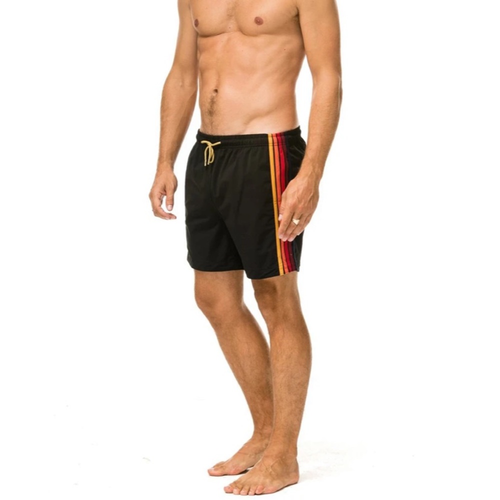 NWT Aviator Nation Men’s swim shorts black 33 $168